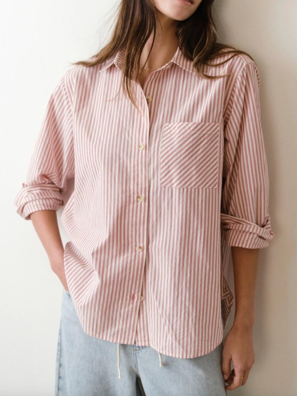 Marine Layer Jane Relaxed Cali Poplin Shirt